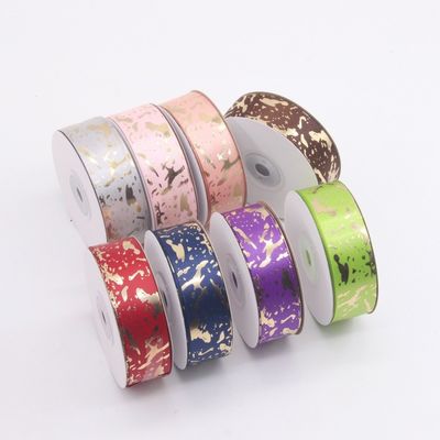 購入 2.5cm ホットスタンプ リボン ギフトボックス 包装 DIY 父の日のための赤い大理石のパターン オンライン製造