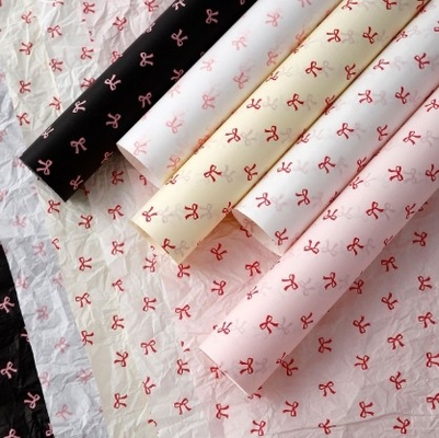 購入 バターフライ印刷雪梨紙,色々な花の包装紙 online manufacture