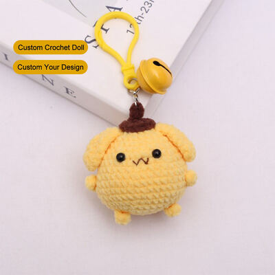 購入 オーダーメイド ハンドメイド クローチェット 人形 PP コットン かわいい 詰め物 プルーシ 玩具 クローチェット キーチェン ミニ 動物用 玩具 ハンドバッグ ペンダント ギフト 飾り付け オンライン製造