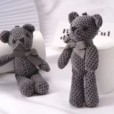 購入 キーペンダントペンダント人形ギフトベビーギフト手作りかぎ針編みクマのおもちゃぬいぐるみベビーコンフォート人形ソフトぬいぐるみ オンライン製造