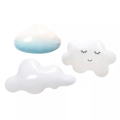 良い価格 卸し売り子供のおもちゃの昇進の党供給のためのかわいく白く膨脹可能な雲ホイルのヘリウムの気球 オンライン