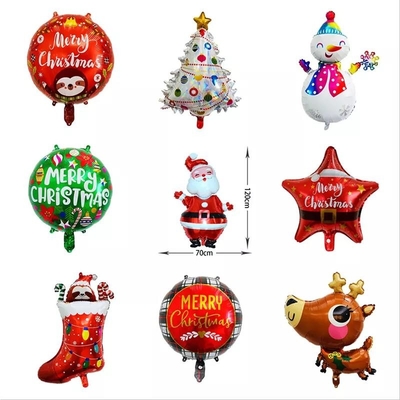 良い価格 Wholesalのメリー クリスマス ホイルの気球のクリスマス ツリーの形のスノーマンの星の装飾 オンライン