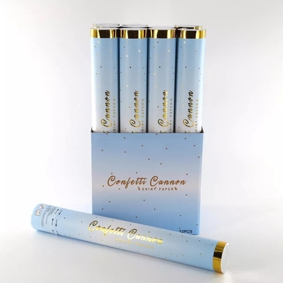 良い価格 Gender Revel Party Shining Paper Popper Confetti Cannon ホットホイルスタンピングラベル オンライン
