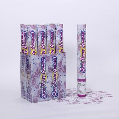 良い価格 パーティーデコレーション EURO MONEY パーティー 紙吹雪 キャノンポッパー 40cm オンライン