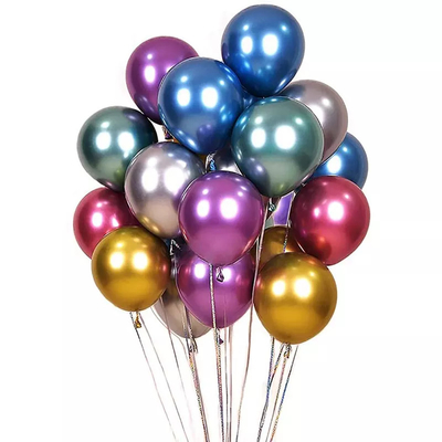 良い価格 多彩な10/12Inch Chromeの円形のヘリウムの誕生会のための金属乳液の気球 オンライン