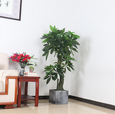 良い価格 人工的な植物の木の鉢植えな擬似お金の木の屋内オフィスの家の装飾 オンライン