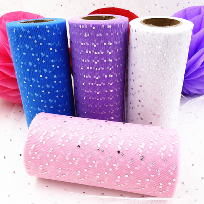 良い価格 グリッター パターン オルガンザ ロール 織物 100Y 長さ 工芸 プロジェクト の 理想 的 オンライン