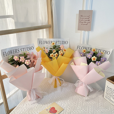 良い価格 美しいシミュレーション花 プルーシュ花束 520 母の日 永遠の花プレゼントセットを送る 恋人手花束 オンライン
