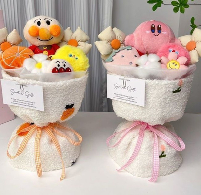 良い価格 人形 の 多様 性 魅力 的 な 毛皮 型 玩具 の 花 の 贈り物 束 魅力 的 な 色 で オンライン