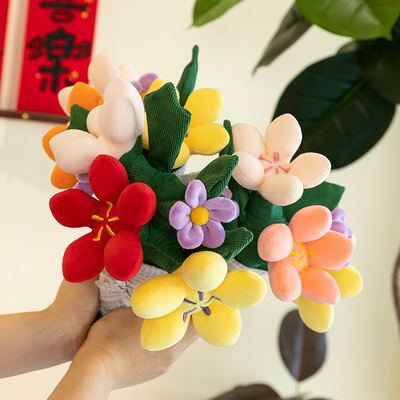 良い価格 花の種類 10x30cm 花束 結婚人形 楽しい 現実的なハンドヘルド プルーシ花 女の子のための ロマンチックな贈り物 オンライン