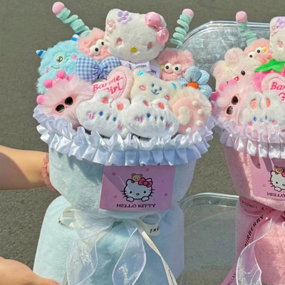 良い価格 メロディとキイティット 猫 プルーシュ人形花束 誕生日とキッシ祭り 女の子,親友,女性友達のための贈り物 クリエイティブプレゼント オンライン