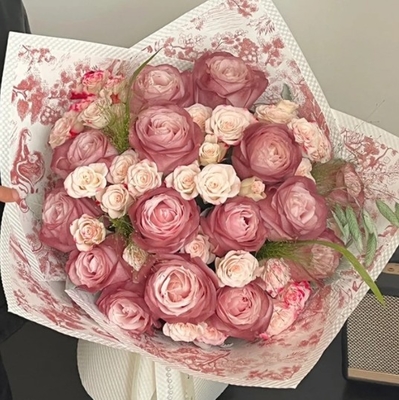 良い価格 花のラブ アフターヌーン ブラックティー レトロ 紙包装 花芸の印花紙 印刷花の印花紙 花屋 手作り印花紙 オンライン