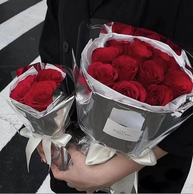 鏡製の花の包装紙,銀色の輝く紙,防水厚厚セルロファン,花屋の花束やプレゼントのためのDIY材料
