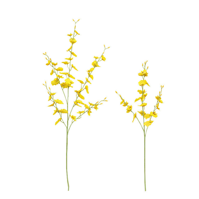 良い価格 新種の人工花は 単一のダンスオーキデアで ホテルやレストランの装飾やリビングや結婚式用のダンスオーキデアの人工花に適しています オンライン