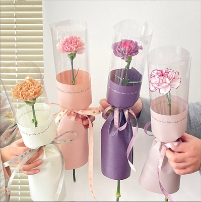 女神 単品 小さい花束 透明 防水 フィルム 包装 紙 花 素材 花屋