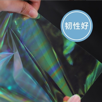 卸売 防水虹膜 透明ガラス紙 花紙 レーザー紙 花束包装紙