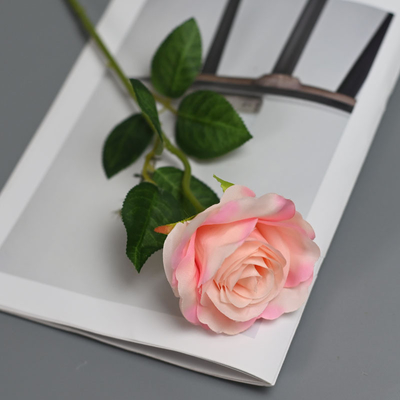 良い価格 Wholesale imitation single rose, Qixi Festival Valentine's Day gift, rose waterfall flower wall, home scene decoration オンライン