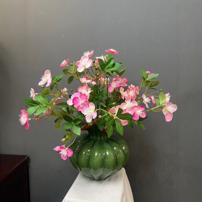 良い価格 人工花,ベゴニア,ホルテンジア,軽い贅沢な人工花,家庭内部のコーヒーテーブル,食卓,景観飾り,展示や花芸の飾り付け オンライン