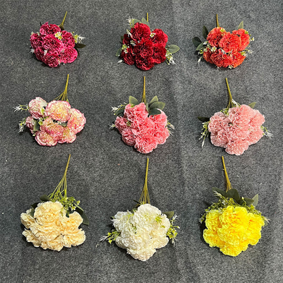 良い価格 7頭のキャナベルのシミュレーション 人工偽花束 人工プラスチック花 高級リビングの装飾 結婚式の花飾り オンライン