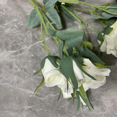 良い価格 5 夢のようなバラ 結婚式 手持ちの花飾り 花の配列 乾燥した花飾り シミュレーション ローズ バンドル オンライン