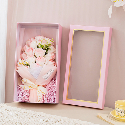 18バラの石けん花のギフトボックス 石けん花束 バレンタインデー クリスマスプレゼント 誕生日プレゼント 国境を越えた供給