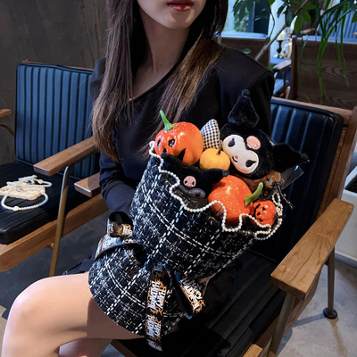 良い価格 女の子のための完成した誕生日プレゼント キュロミ・リトル・チャンプス様式の南瓜人形花束 オンライン