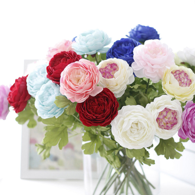 良い価格 シミュレーションピオニー 偽りの花 蓮花 海洋ピオニー 片頭糸花 結婚式の人工花 オンライン