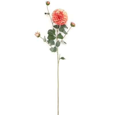 良い価格 ヨーロッパ様式シミュレーション サンゴ ダリの花 ダリの花 結婚式 家飾り 花屋 花束 シルクの花飾り 偽りの花 オンライン