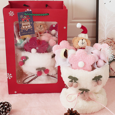良い価格 バレンタインデーやクリスマスのプレゼント 恋人と親友のために 娃娃,花束,手作りのおもちゃ,お花の贈り物を スタンドに飾る オンライン