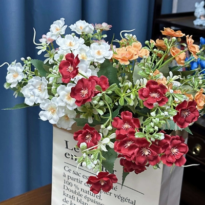 良い価格 模擬花 珍珠  Chrysanthemum バンド 小 デイジー 結婚式 家庭装飾 国境を越えた 偽りの花飾り 卸売 アレンジ オンライン