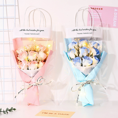 良い価格 卒業式,永遠の花,バラ,アスター,乾燥した花,完成した石けん,花,誕生日,バレンタインデー,520,小さなプレゼント スタンドを設置するために オンライン