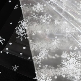 良い価格 Partysu 透明スノーガラス 防水 フローラルフラワー 包装紙 発送期間 30～45日 オンライン
