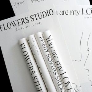 良い価格 57*57cm インスシンプル インターネット有名人ペーパー 防水フローラルフラワー包装紙 配送期間30～45日 オンライン