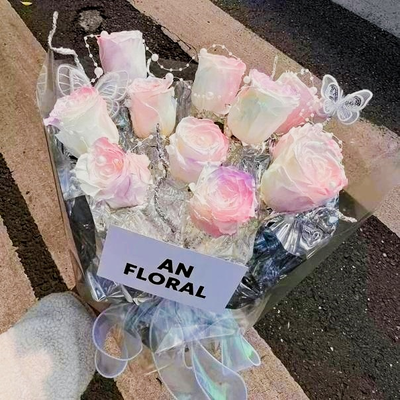 良い価格 ニッチスタイルの人魚姫ローズソープ花束,バレンタインデー,母親の日,誕生日&ホリデープレゼントのための手作り香りの人工バラ オンライン