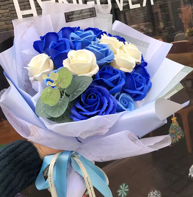 良い価格 バレンタインデー 石けん 花 人工バラ 手作り 花束 創意的な誕生日 プレゼント オンライン