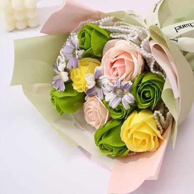 良い価格 ミニ エコフレンドリー 高品質 石けん ローズ 花束 丸い形 人工 石けん 花 誕生日 結婚記念日 休日 家 壁飾り 卸売 オンライン