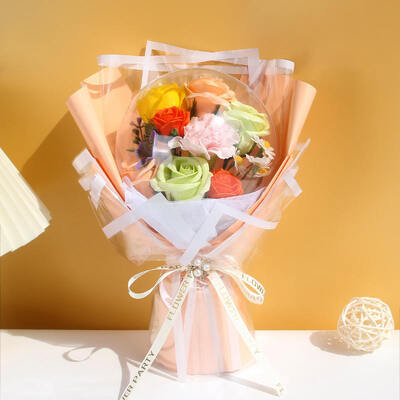 良い価格 柔らかい現代 手作り 石けん ローズ ブーケット 標準サイズ 誕生日 結婚式 夏休み 飾り オンライン