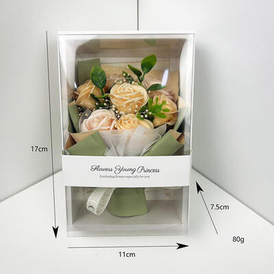 良い価格 手作り タナバタ エターナルローズ ソープ 花束 ギフトボックス 17×12×5cm 手作り ソープ バレンタイン 結婚祝い 祝日 ギフト オンライン