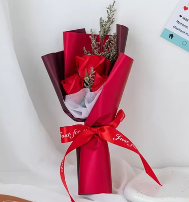 良い価格 結婚式 バレンタインデー 石けん 花の贈り物 誕生日 贈り物 多種バラ 花 自然食用 乾燥花束 オンライン