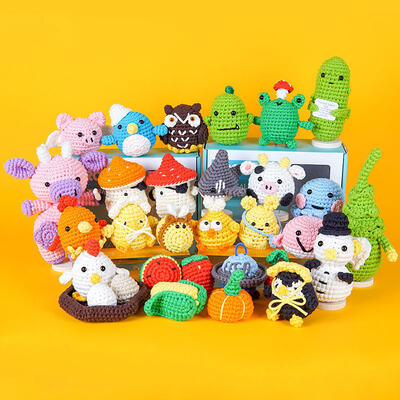 良い価格 子供向け DIY イースタープレゼント 子供向け キット・デ・クロチェット 初心者向け オンライン