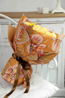 良い価格 印刷された贅沢な様式の花屋の包装紙60cmX50cmの花の包むこと オンライン